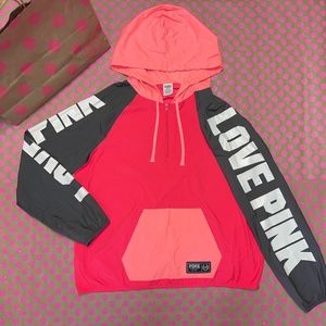 Victoria Secret PINK Half Zip Windbreaker Jacket